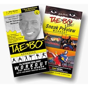 Tae-Bo Workout - Advanced and Tae-Bo Live! Sneak Preview [VHS]