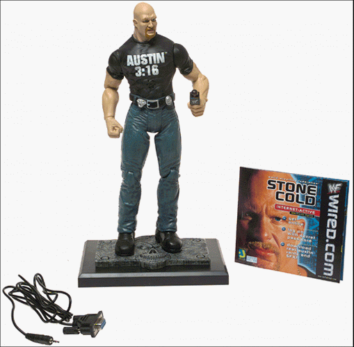 81QFW2WXPYL Stone Cold Austin Internet Active Electronic Figure