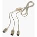 Pelican Link Cable in Silver (Game Boy, Pocket Game Boy, Game Boy Color)