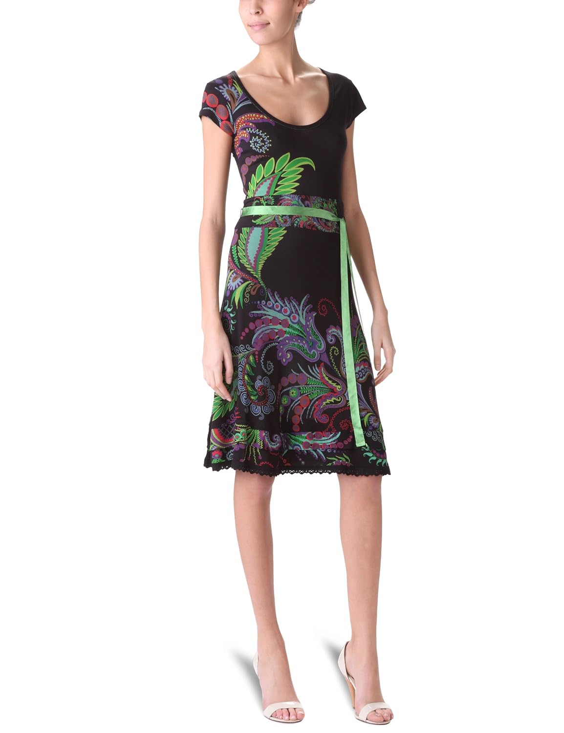 ladies print dress