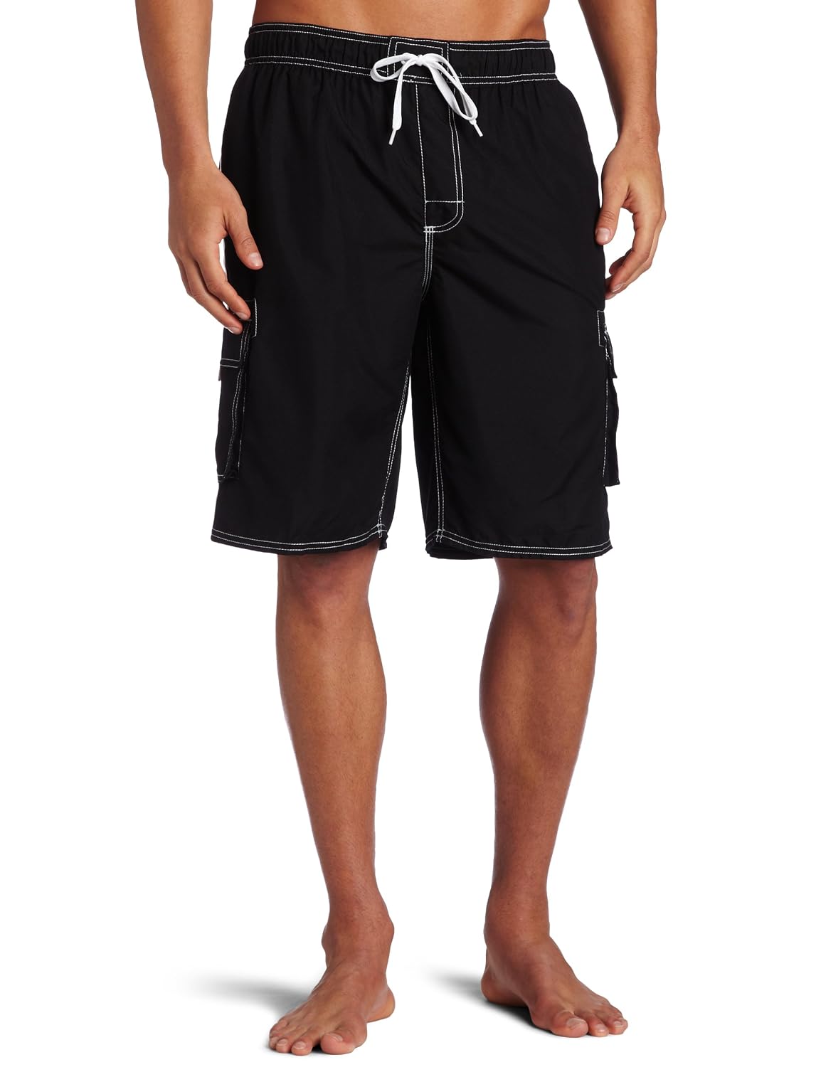 Kanu Surf Men’s Barracuda Trunks, Black, Large $17.50