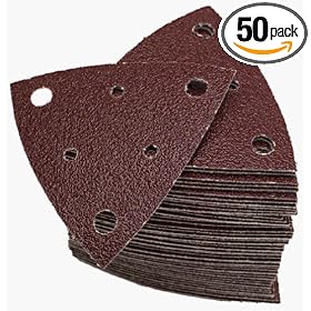Fein 63717109013 60 Grit Velcro Dustless Sandpaper (50-Pack)