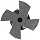Niagara Cutter CCS150 Concave Radius Shank Type Cutter, High Speed Steel, TiCN Coated, Weldon Shank, 1-1/4" Cutter Diameter, 4 Flutes, 1/4" Radius, 1.000" Width