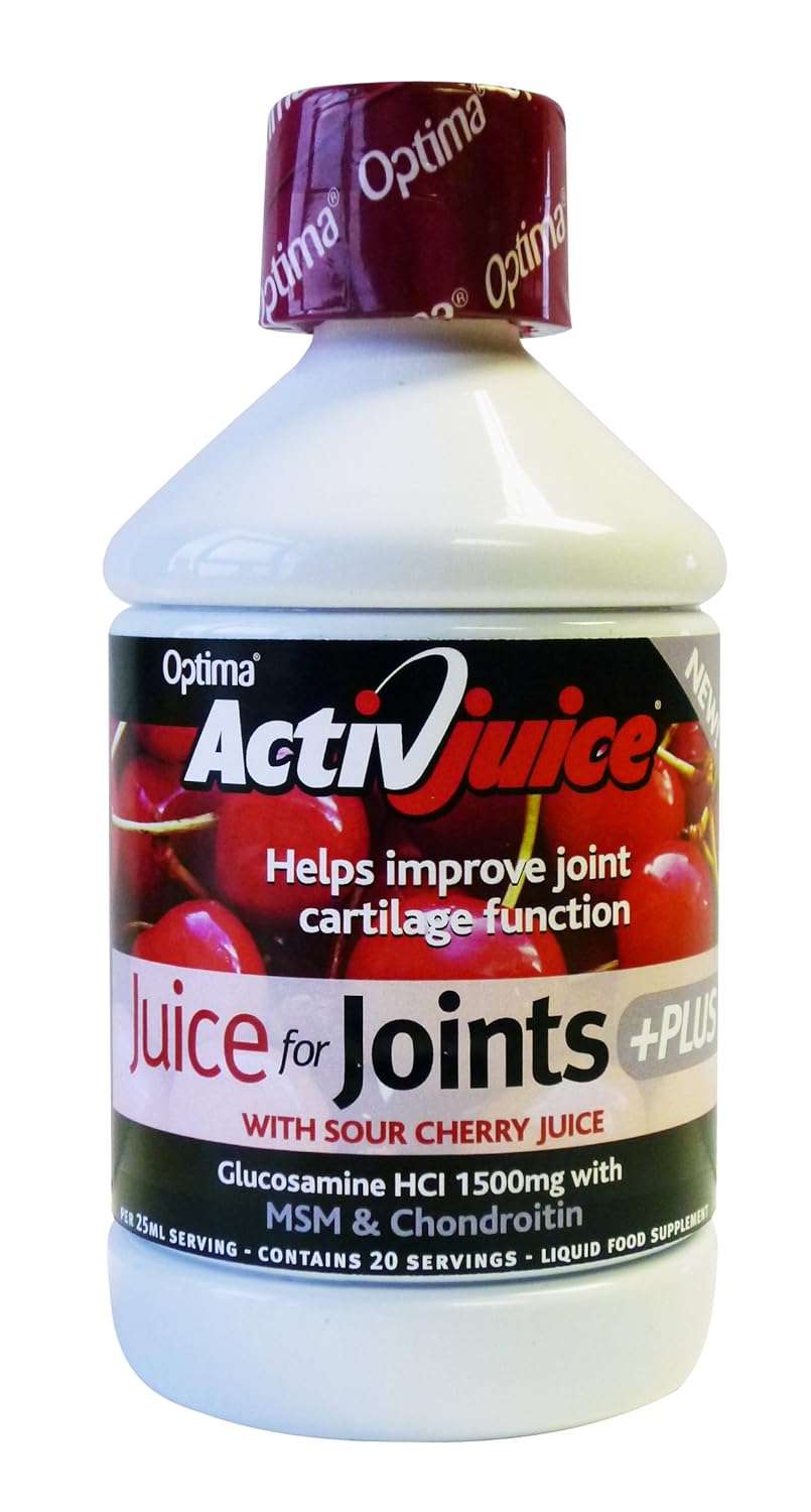 Optima ActivJuice Joints Plus 500ml Glucosamine 1500mg Cherry eBay