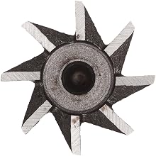 Niagara Cutter DT456 Single Angle Shank Type Dovetail Cutter, High Speed Steel, Uncoated (Bright), Weldon Shank, 45 Degree Angle, 3/4" Cutter Diameter, 8 Tooth, 3/16" Face Width