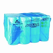 Angel Soft ps 193-71 Compact 4.05" Length, 3.85" Width, 4.75" Roll Diameter Coreless 2-Ply Premium Bathroom Tissue (Roll of 36)