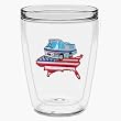 Motorhome w/USA Map 16 oz Insulated Beverage Tumbler, Clear