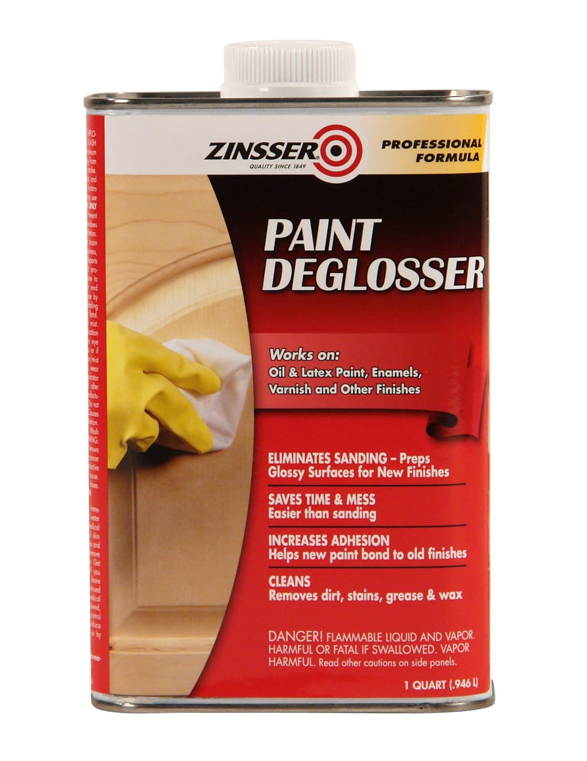 New Paint Deglosser Rust Oleum Zinsser 42124 for Oil Latex Paint Enamel