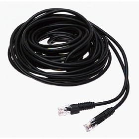 Monster Cable Ultra-High-Speed RJ11 Internet Phone Cable (25 feet, black)
