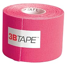 3B Scientific S-3BTPIN Pink Cotton Rayon Fiber Kinesiology Tape, 16' Length x 2" Width