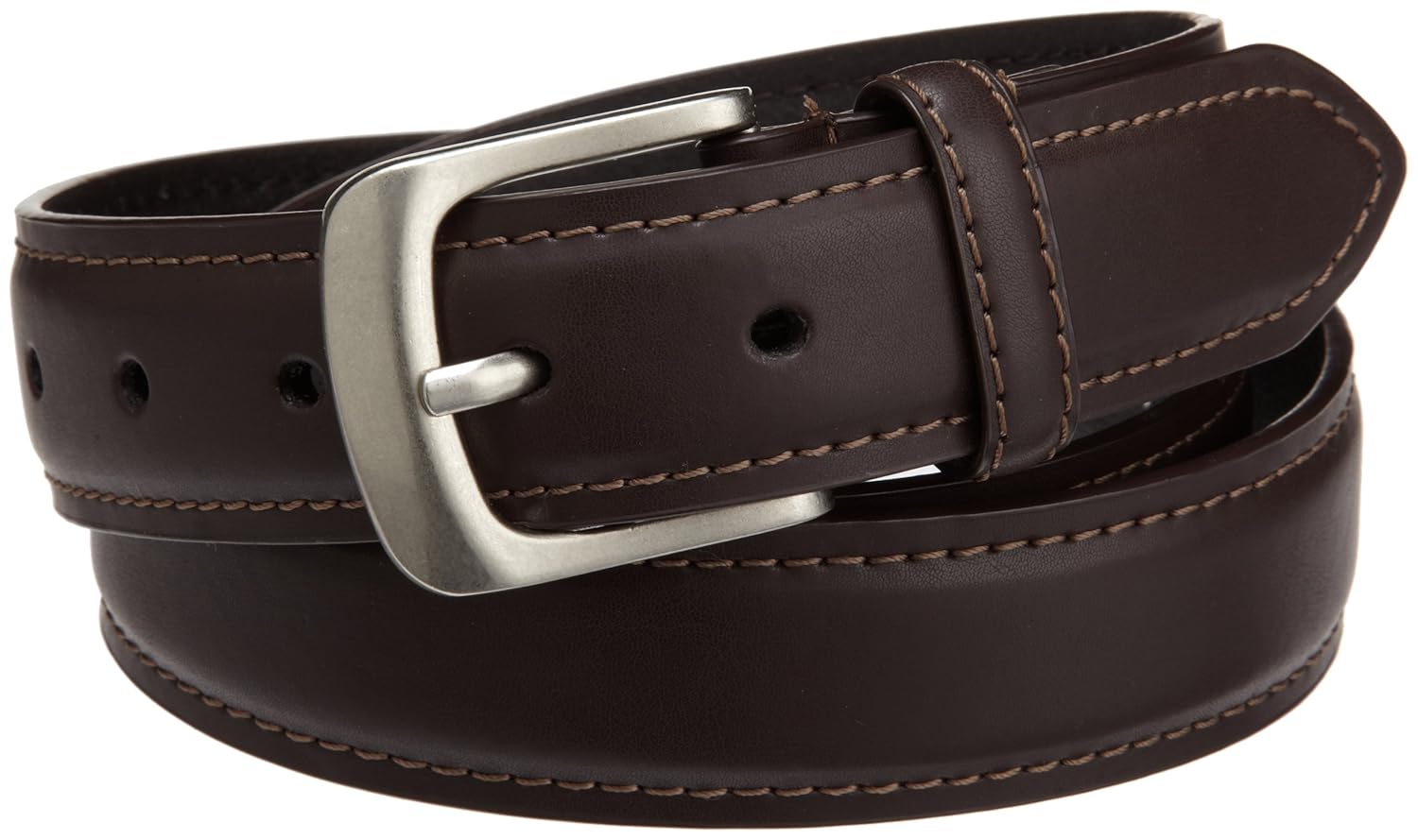Dickies Mens 35mm Feather Edge Padded Leather Belt Dickies Belts