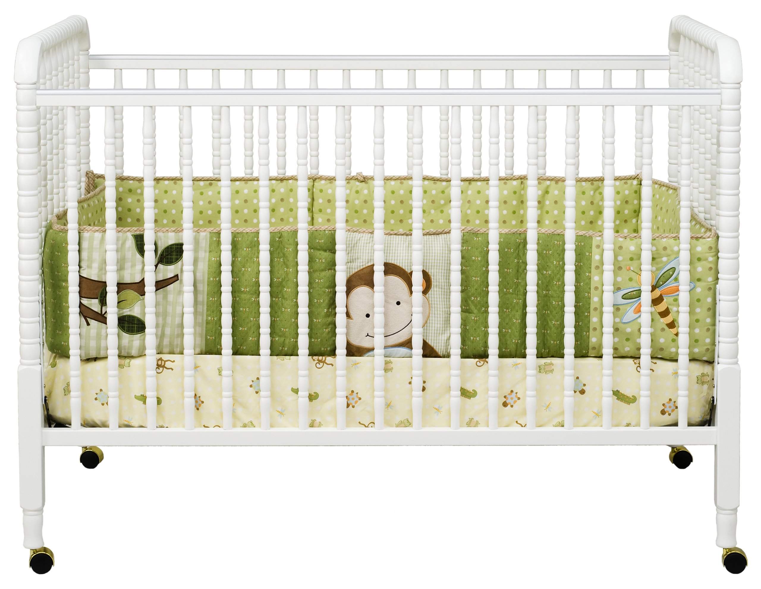 Galleon DaVinci Jenny Lind 3in1 Convertible Crib, White