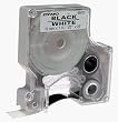 DYMO White Tape/ Black Print 1/2 Inch x 23 Inch, D1 Style Cartridge (45013)