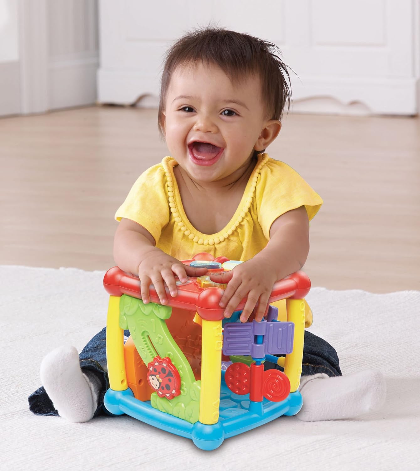 VTech Baby Activity Center Cube Kids Learning Toys Animal Sounds Shapes