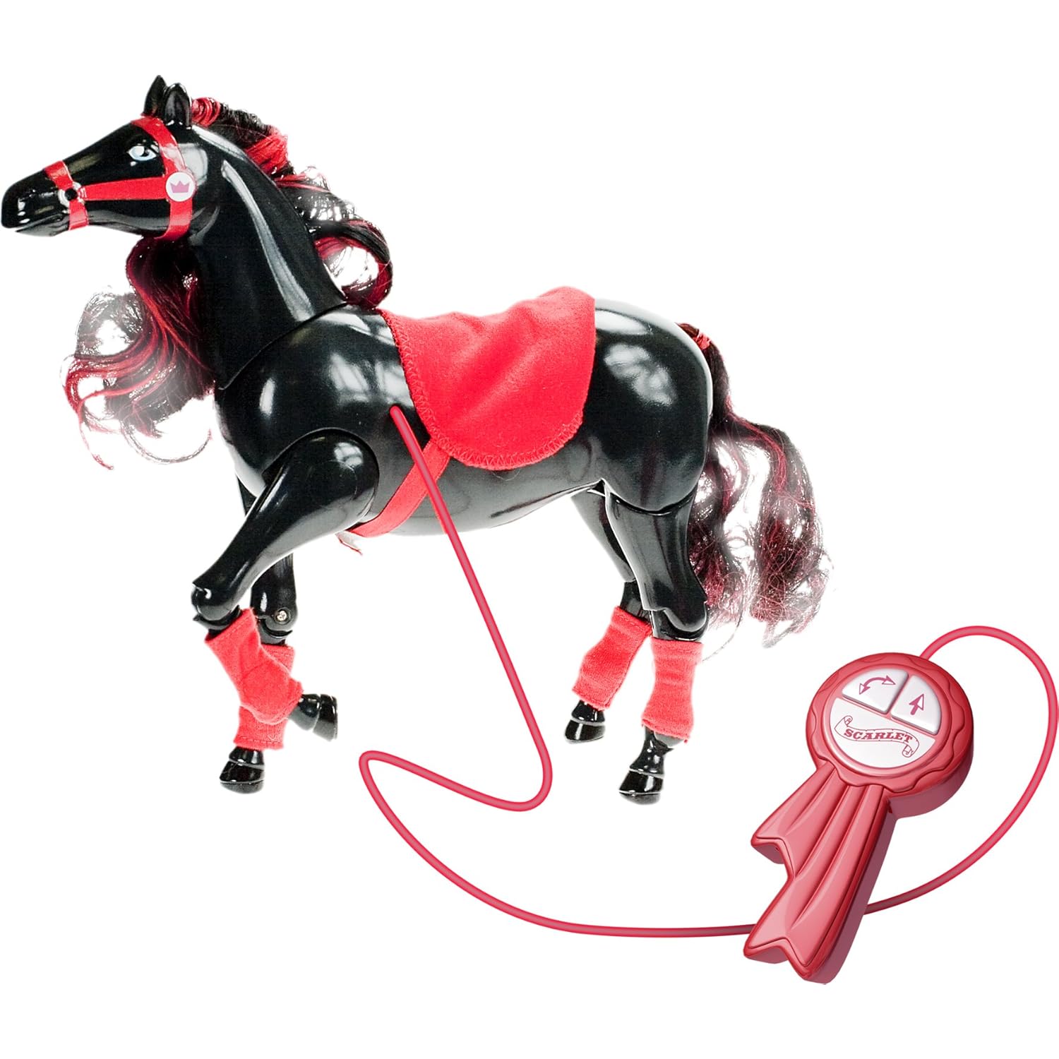 LANSAY HORSELAND KIDS WIRE GUIDED SCARLET REAL TROTS MOVING HORSE WITH