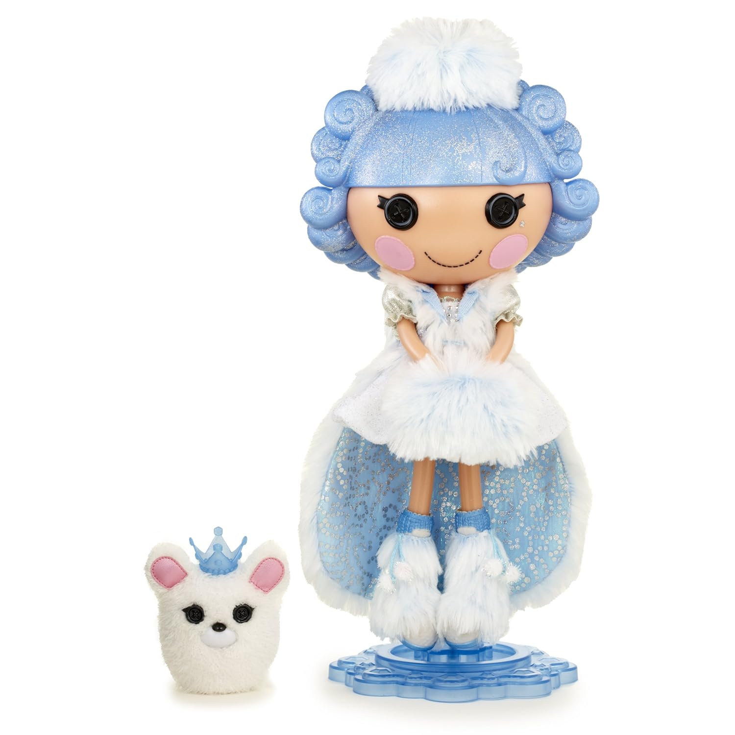 NEW LALALOOPSY IVORY ICE CRYSTALHOLIDAY COLLECTOR EDITION♥LARGE DOLL