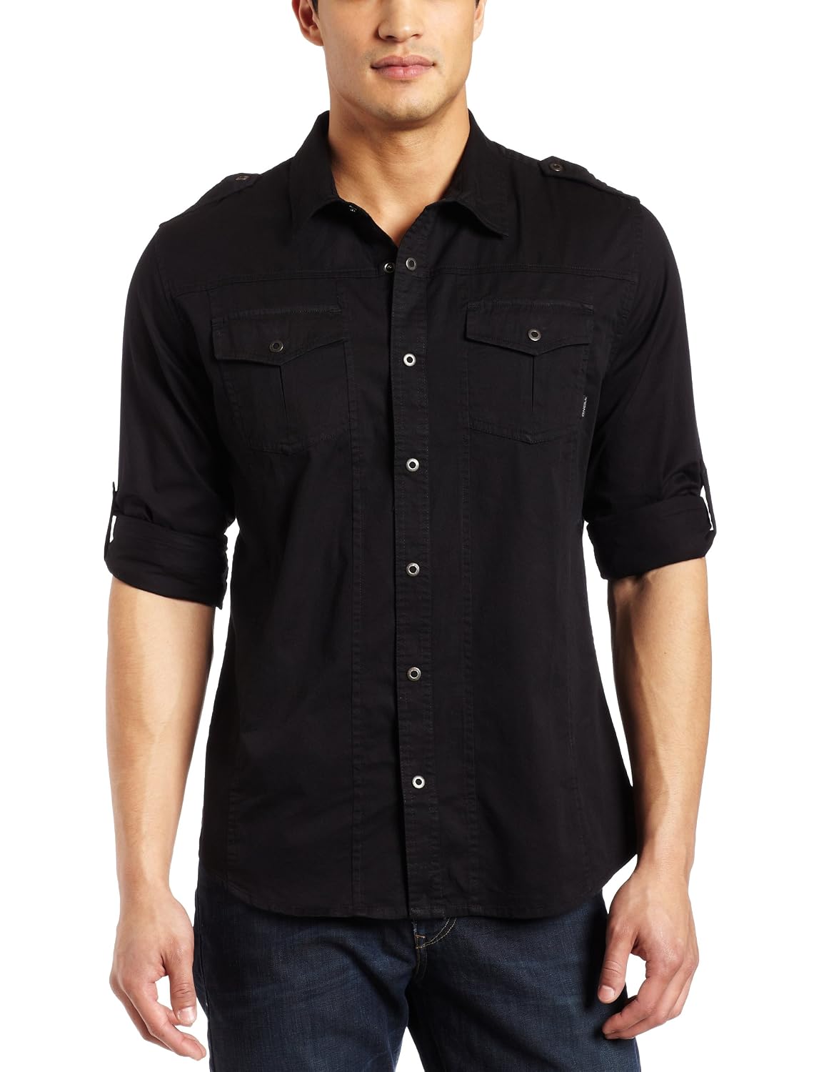 O’Neill Mens Portola Long-Sleeve Woven Shirt