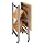 Oasis Concepts Stainless Steel/Wood Folding Kitchen Island, Natural