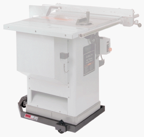 HTC HRD-10 Mobile Base For Delta 10-Inch Contractor Table Saw With Straight Legs