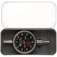 Brown & Sharpe Dial Indicator, Inch, 4.0-48 Thread, 0.374" Stem Diameter