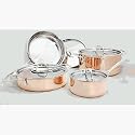 Cookwell 8 Piece Copper Cookware Set