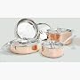 Cookwell 8 Piece Copper Cookware Set