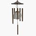 WindLights Solar Wind Chime- Copper Finish