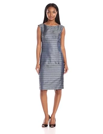Anne Klein Women's Jacquard Front Pocket Sheath, Pleiades Combo, 10
