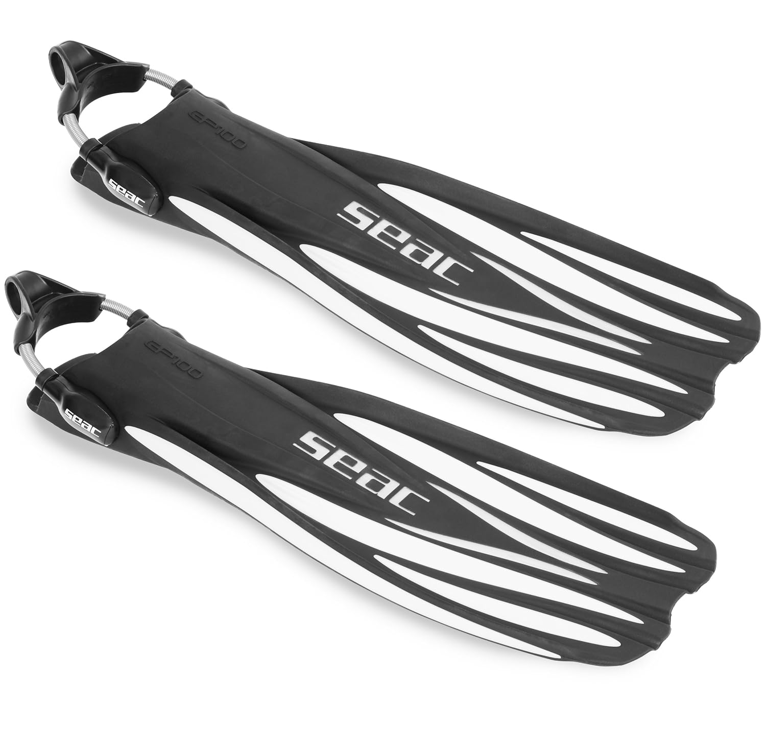 Seac GP100 4X4 Spring Strap Open Heel Diving Fins eBay