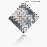 XFloor F1™ Xtreme Modular Metal Flooring 12 x 12 Liquid Silver Tiles Qty 10
