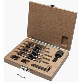 Click here to buy #9 Quick Change Set to Countersink, Counterbore and Predrill for Screw Sizes 6, 8, 10, 12....