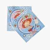 20 serviettes anniversaire Charlotte aux Fraises