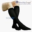 180C Sigvaris Classic Ribbed Support Socks for Men Moderate Compression