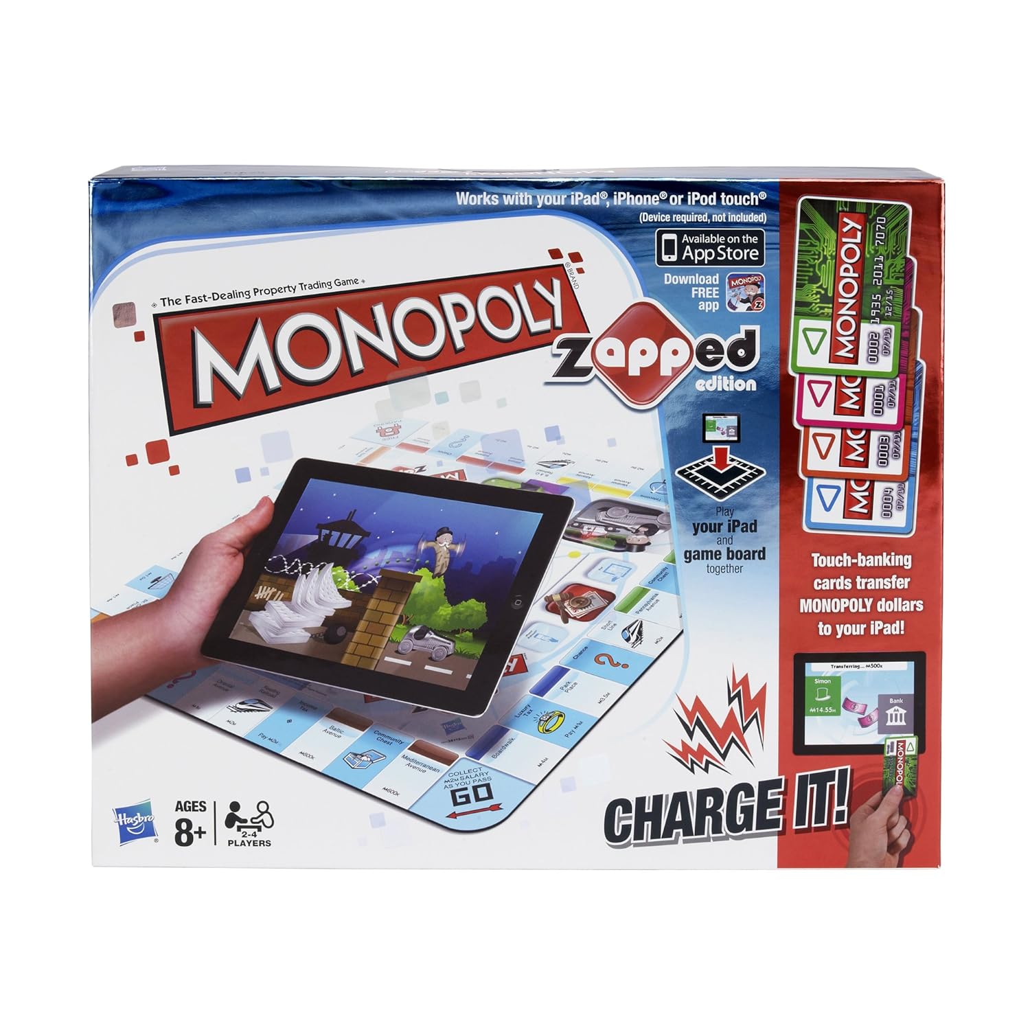 Monopoly Brand Game Zapped Edition , New, Free Shipping