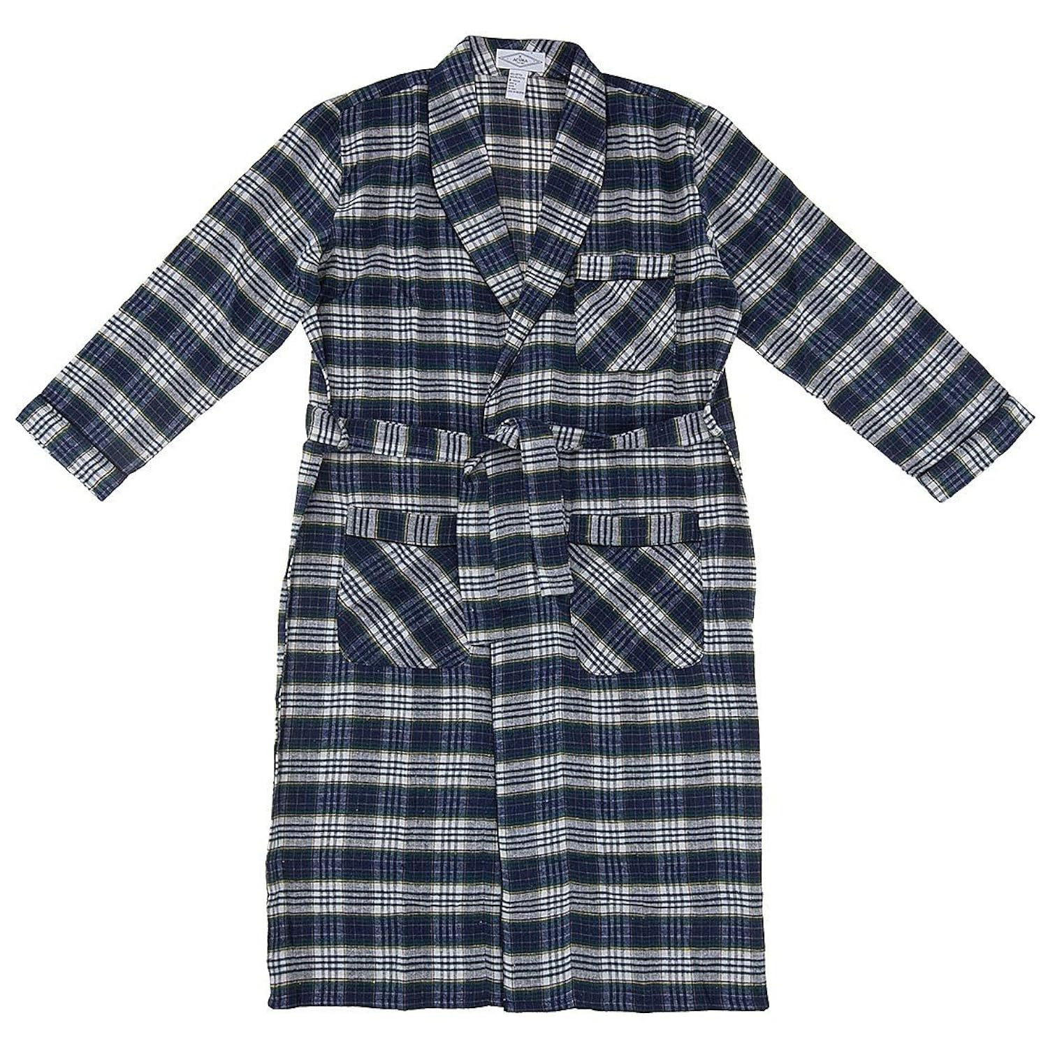 Robes élégantes Men's lightweight flannel robes