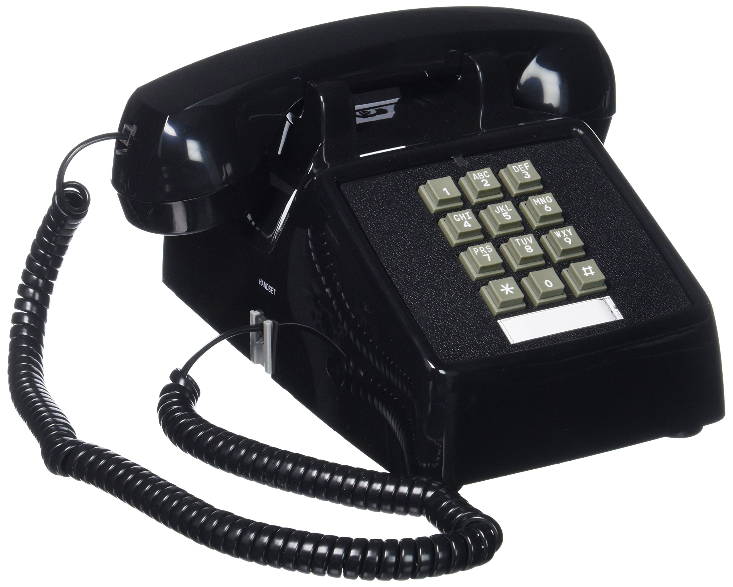 Cortelco(ITT2500MDBK) Single Line Desk Telephone