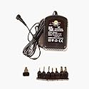 Hibaba Mains Universal Power Adaptor 1.5, 3, 4.5, 6, 7.5, 9 or 12V: 300mA