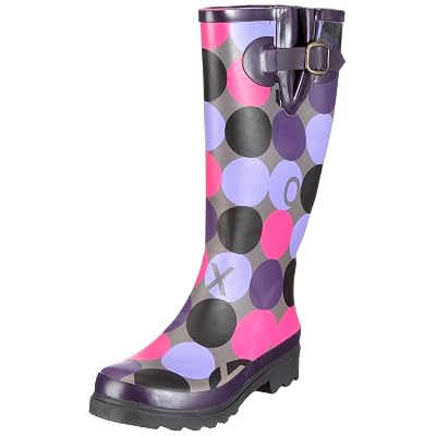Roxy Violet Polka Dot Boots