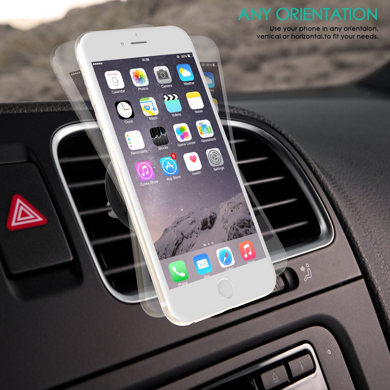 Supporto Magnetico per Auto Aukey