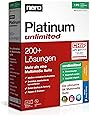 Nero Platinum Unlimited - Videobearbeitung + Backup + Medien verwalten + abspielen + 8K + Fotos + Musik + PC Tuning + Win8-11