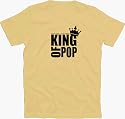 KING OF POP michael jackson T Beige M