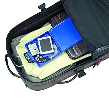 MMF Industries Mobile Security ICASE with Combination Lock, 9.92 x 1.5 x 5.91 Inches, Blue (2648338)