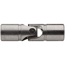 Lovejoy Size D4B Universal Joint, 3/8" Round Bore and 3/8" Round Bore, No Keyway, No Setscrew, 0.75" Outer Diameter, 2.68" Overall Length