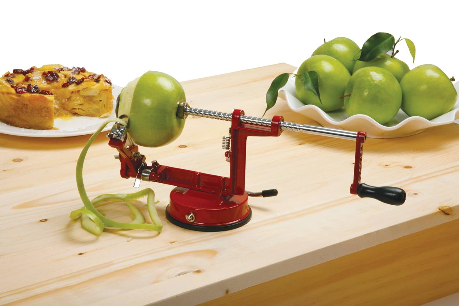 Norpro 866R Apple MasterApple, Potato, Parer, Slicer and Corer with