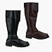 CAPTAIN-108, Men's Costume or Halloween Wide Calf Pirate Boots in Black or Brown Image