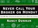 Book Never Call Your Broker on Monday