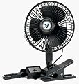 Vector 12 Volt DC Automatic Oscillating Clip-On Fan