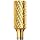 PFERD Cylindrical Carbide Bur, TiN Finish, Double Cut, Plain End