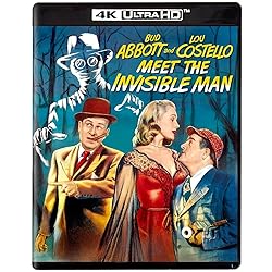 Abbott and Costello Meet The Invisible Man 4KUHD [Blu-ray]