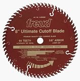 Freud LU85R008 8-Inch 64 Tooth ATB Ultimate Cut-Off Saw Blade with 5/8-Inch Arbor and PermaShield Coating